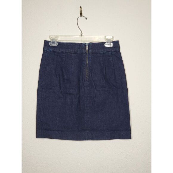 FOSSIL denim miniskirt in dark blue size 4 - Picture 2 of 9